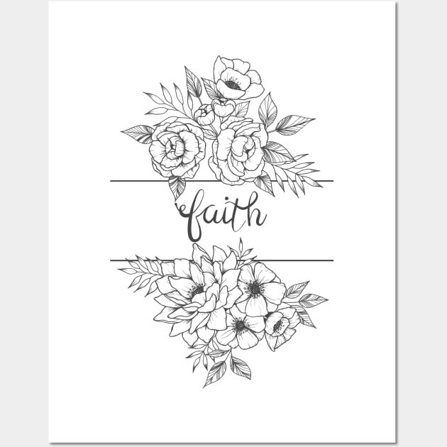 Faith Wall Art by Gingerlique